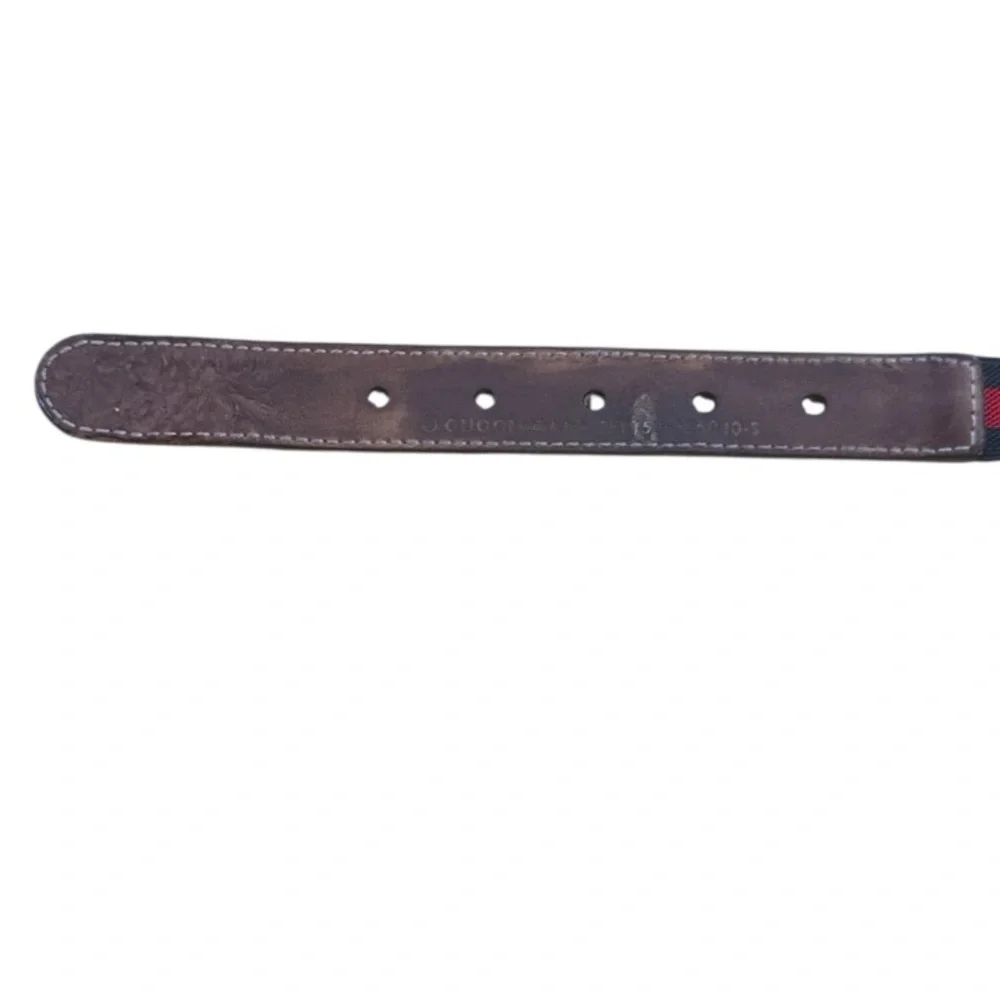 Authentic Gucci luxury designer little boys signature GG elastic band belt sz S